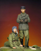 1:35 resin bing ren World War II Russian tank crew 2 A52