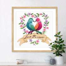 Cross stitch 2021 New thread embroidery small bedroom living room self embroidery small pieces simple embroidery novice beginner