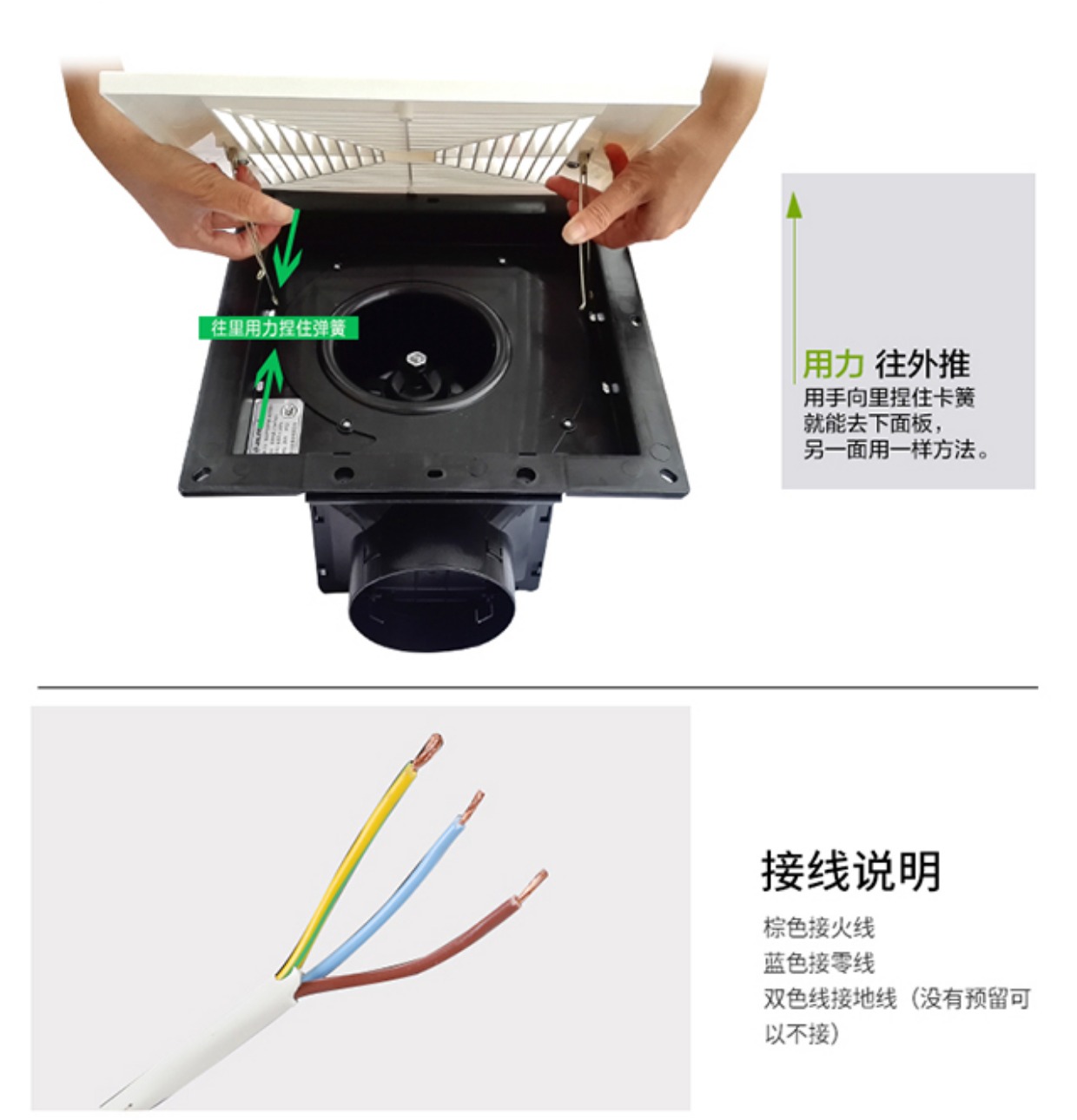 金羚排气扇12寸厨房油烟排风扇换气扇卫生间天花吊顶管道式抽风机