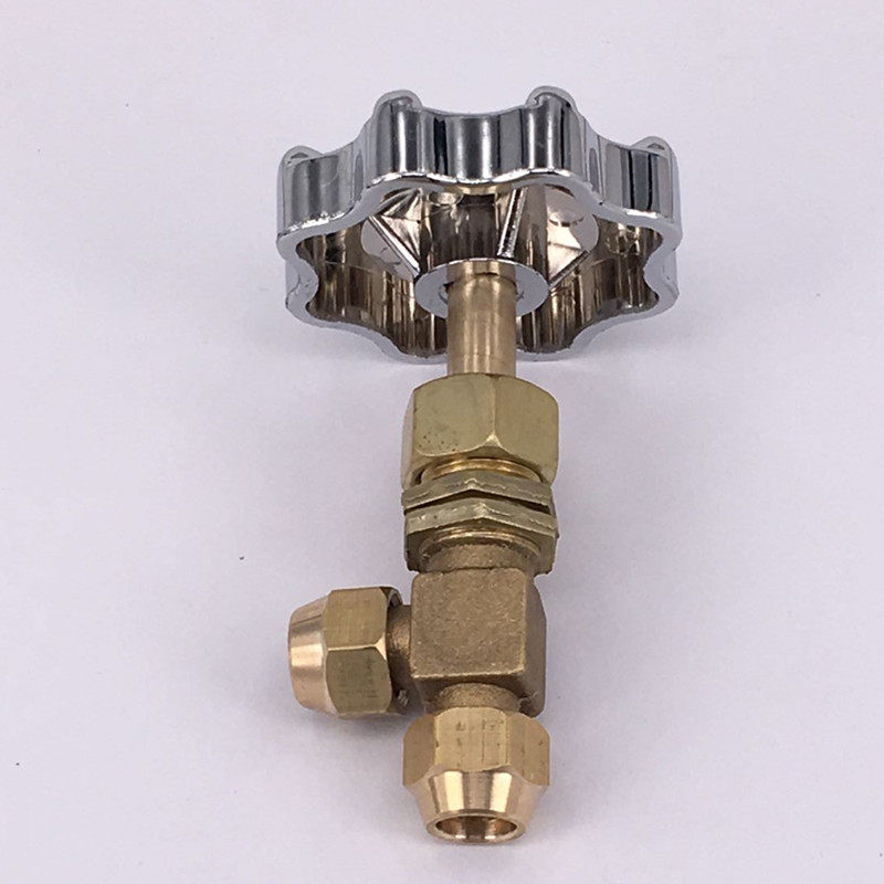 油阀开关 甲醇醇基燃料灶柴油灶油阀配件 生物醇油灶具红色铜油阀