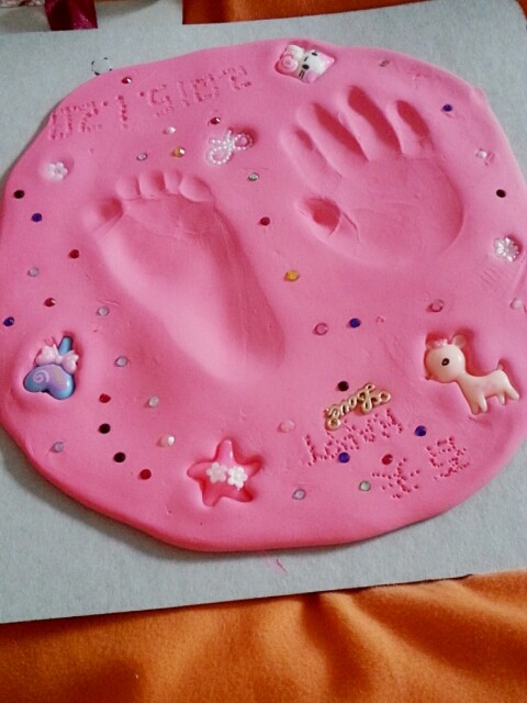 超轻宝宝印手印泥手足印 婴儿手印脚印泥 情侣商务印泥太空印泥