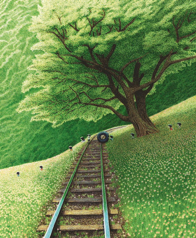 《去飘流》沱沱著 华语原创绘本 灿烂到无以复加的城市与成长