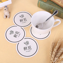 Coaster custom LOGO round coasters Custom Coasters Absorbent paper coasters hotel coasters beer disposable coasters