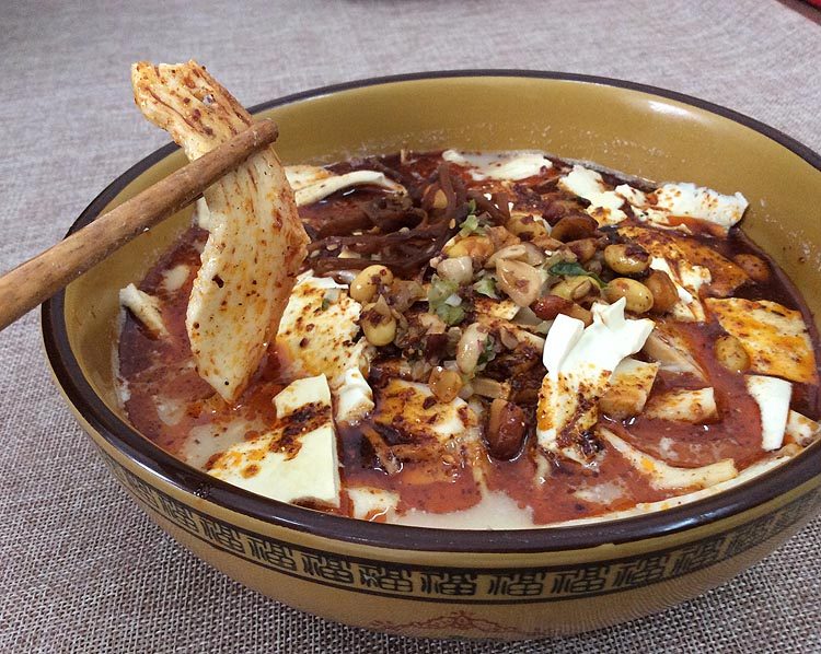 凤翔豆花泡馍 比羊肉泡馍好吃 宝鸡美食陕西特产西安小吃3份包邮_双氙