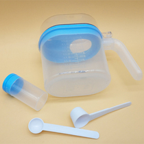 250g limited oil pot 4-piece set of oil control pot control salt spoon oil pot four-piece salt pot kitchen plastic oil pot gift