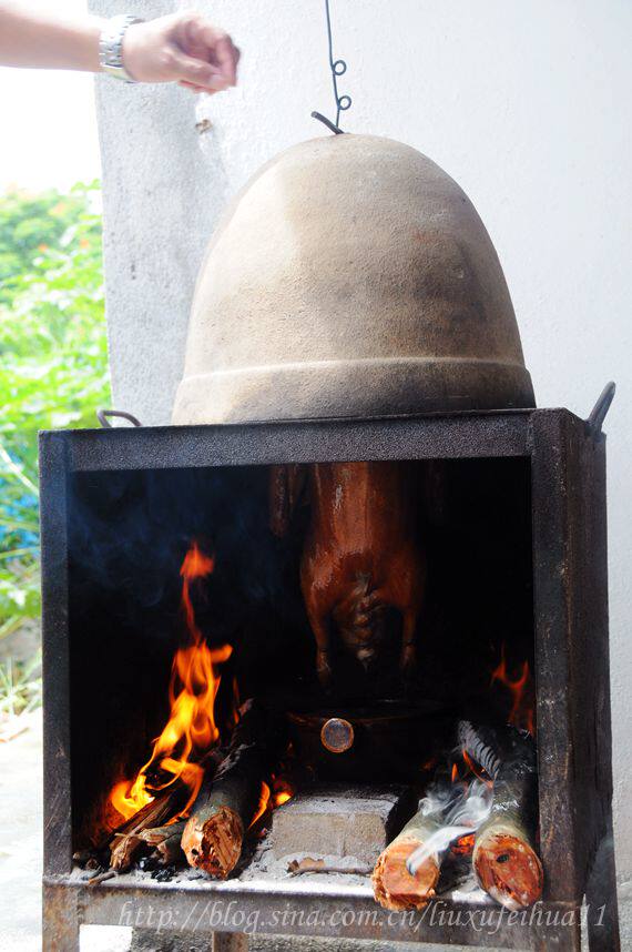 此味最东莞----大岭山古法荔枝木烧鹅