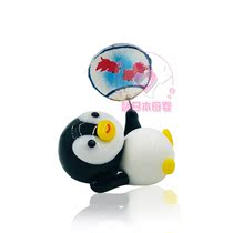 (Hokkaido Otaru Crafts) C Japanese Glass Ornament Antarctic and Arctic Animals Series