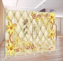 Fashion and simple modern living room TV background wall screen partition Xuanwen closed Chinese mobile folding screen special offer