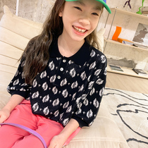 Feifei's wardrobe girl knitted shirt in the new spring and autumn 2021