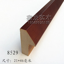 Xinlong wood frame line width 2 1cm stereoscopic triangular white wood coffee extras 8529C2 21x47mm