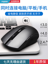 Leibai 7200M silent silent Bluetooth 4 0 wireless mouse Notebook desktop computer Office games Male and female students