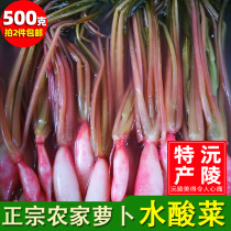 Radish sauerkraut water sauerkraut water sauerkraut Hunan Xiangxi Yuanling farmhouse homemade kimchi appetizer chicken pickles