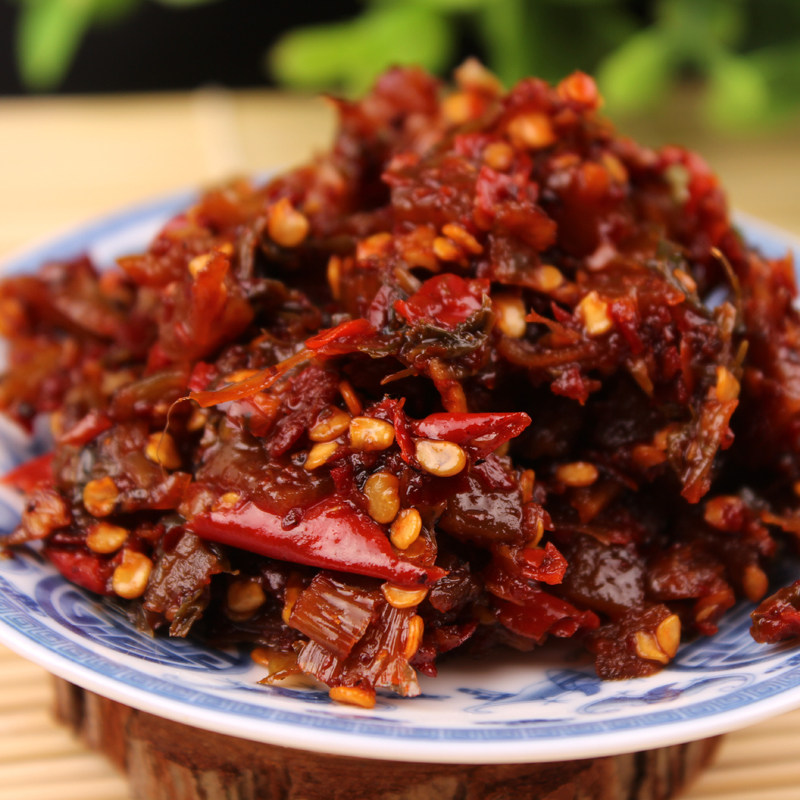 贵州特产正宗贵阳老干妈香辣菜60g*5袋 下饭菜咸菜泡菜榨菜开胃菜