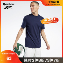 Reebok Official Couple tee Classic Base Logo Round Neck Sport Casual Short Sleeve T-Shirt FT7428