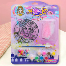 Dream catching wind chimes diy painting graffiti paint coloring painting children hand-made material package creative kindergarten