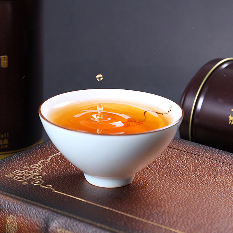买一送一共200g  清上明大红袍茶叶 乌龙茶 武夷山岩茶散装茶叶产品展示图5