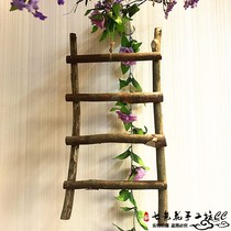 Kindergarten wall decoration natural log ladder creative dry branches diy handmade home corner hanging ornaments