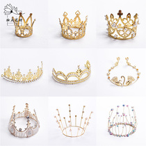Pearl Crown Childrens Head Accessories Festival Props Online Red Birthday Present Flowers Cake Decorative materials Handmade DIY