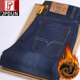 JPDUN plus velvet thick jeans male straight loose elastic autumn and winter thick middle-aged men's casual long pants JPDUN plus velvet thick jeans male straight loose elastic autumn and winter thick middle-aged men's casual long pants