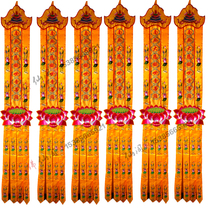 3 m Tide Embroidered one thousand Flower Flowers to customize Buddhist embroidered items Long Buddha with a view of the Buddhas tent and the Buddhas tent hangs out