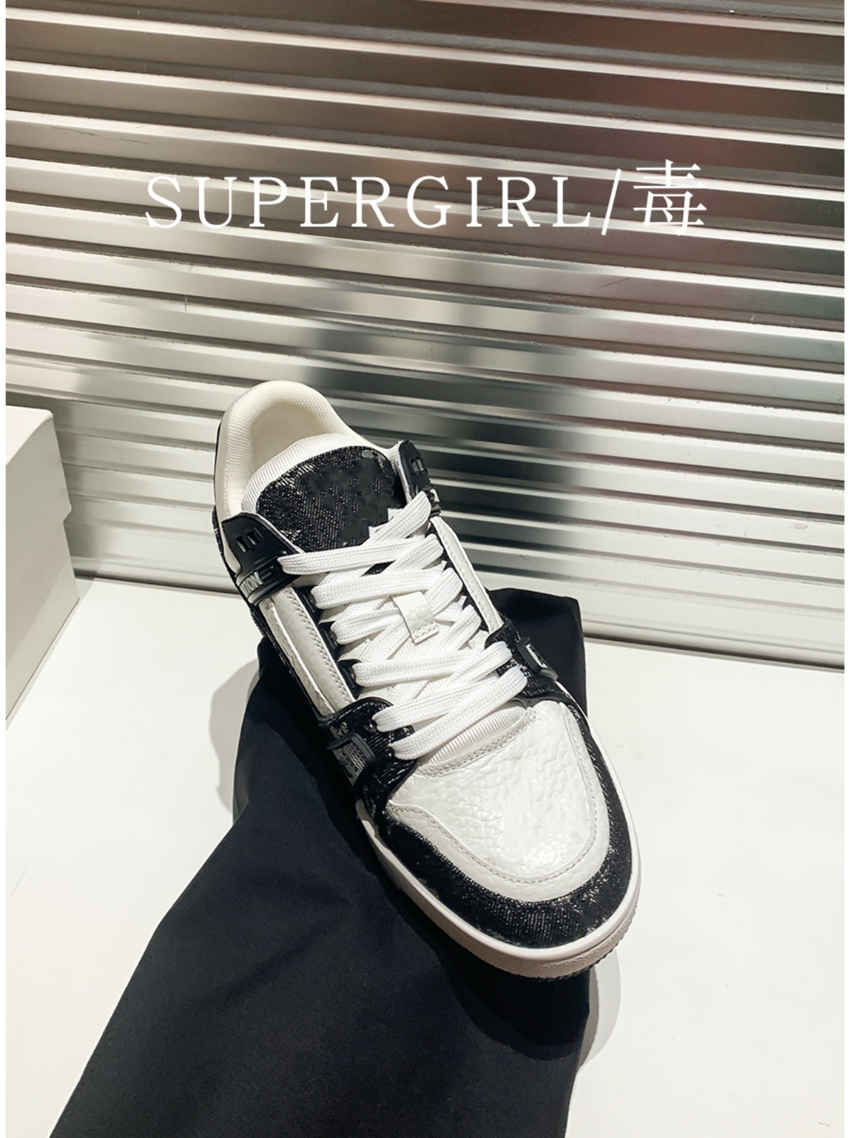 supergirl12.11 new/i don‘t regret buying it ~ platform white shoes women‘s flat thin strap sports casual borad shoes