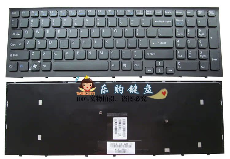 索尼pcg71211t配置,索尼pcg51111t配置 sony索尼 vpc-eb1 eb1s2c pcg-71211t 71212t 英文笔记本键盘黑