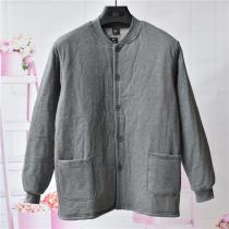 Medium-aged cotton clothes Gats and enlarged cardiovert cotton padded jacket 3-layer clip cotton cotton suit thickened warm jacket cardiovert cotton suit