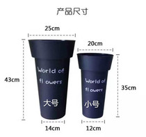 The price of the round square flower raising flower glue bucket for 4