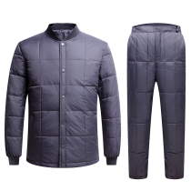 Anti-season middle-aged and elderly down jacket liner suit mens short elderly warm and thickened dad thin and thin winter clothes