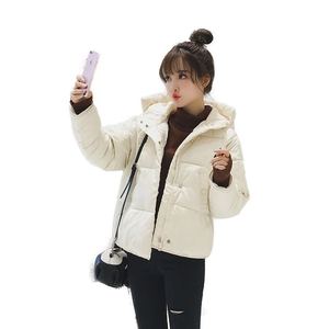 棉衣女短款2019冬新款小个子ins面包服韩版连帽宽松羽绒棉服外套
