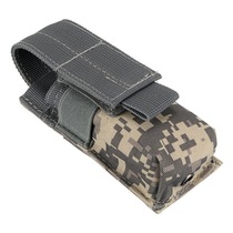 Outdoor tactical flashlight protective cover EDC folding knife small tool bag MOLLE hanging bag pistol quick pull magazine cover