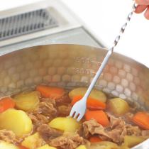 Japan YOSHIKAWA YOSHIKAWA stainless steel long handle taste spoon cooking flavor spoon seasoning spoon mixing stick