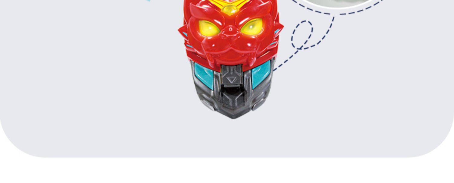 超星五灵侠智能五灵锁铁拳虎变身器手表声光锁套装玩具男孩