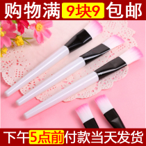 White Rod mask brush soft hair beauty brush animal hair Japanese fashion makeup brush foundation brush DIY beauty tools
