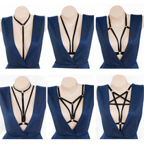 Sexy erotic lingerie small breasts gathered in three-point style bundled underwear to send milky pastry Blood Dripping Passion Suit