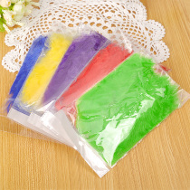 Colorful feathers 100 turkey feathers feathers small fluff festive decorations Christmas ball hanging stuffing performance props