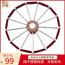 Stainless steel turtle gun wheel old turtle pole winding reel raft fishing wire gossip wheel armour Rod