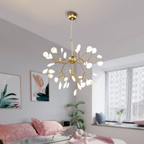 Nordic bedroom lamp warm romantic ins lighting Net red living room lamp modern simple dining room lamp Firefly chandelier