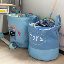 Export European childrens toy storage bucket ballerina girl clothing finishing box sundries basket foldable dirty clothes bucket