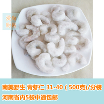 Place of origin Guangxi Beihai green shrimp Q bounce off the back to the line 31-40 500 grams of sub-packaging