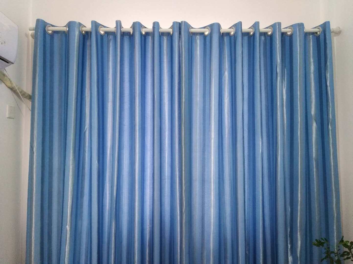 纯色遮光防晒学校教室窗帘出租房医院诊所工厂车间宿舍特价包邮贴