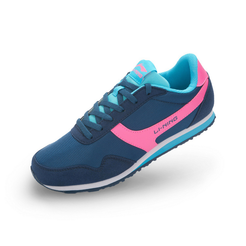 李宁女鞋荣耀女子复古网面运动鞋 休闲鞋 alck076