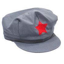 Red Army cap children adult gray army hat Gray Star octagonal Eight Route Army hat red five-pointed star hat Red Guard hat green army hat