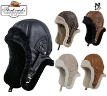 Polish Sterkowski Lucky Pilot Fur One Sheep Couple Lovely Heating Ticket Heating Lei Feng Cap