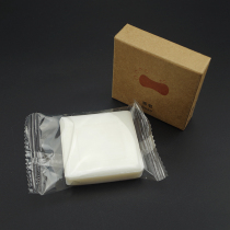 Hotel Hotel Homestay Guest Room Disposable Kraft Paper Boxed Square Small Soap Soap 30g Imported Material
