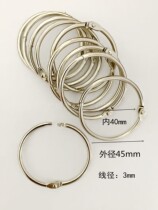 304 stainless steel ring circle steel ring welding ring steel ring iron ring size O-ring activity key ring