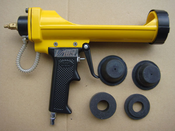 台湾百马bm-310ml支装硬胶气动玻璃胶枪/发泡胶压硅胶堵缝枪