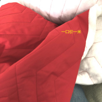 Warm stormtrooper clothing shoes and hats big red polyester cotton waterproof line cotton material pressure line cotton material fabric