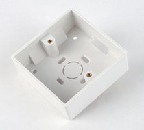 Surface-mounted bottom box wire box junction box wire cassette type 86 concealed switch socket panel change to bright line bright box