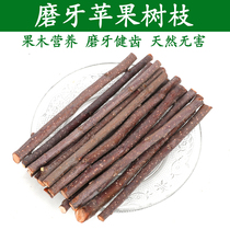 Natural apple branch Molar branch 500g Molar bite wood Rabbit hamster Chinchilla Dutch pig molar wood stick